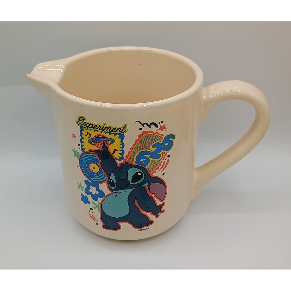5.5" Marketplace Brands Disney Experiment 625 Stitch Ceramic Pancake Mix Cup